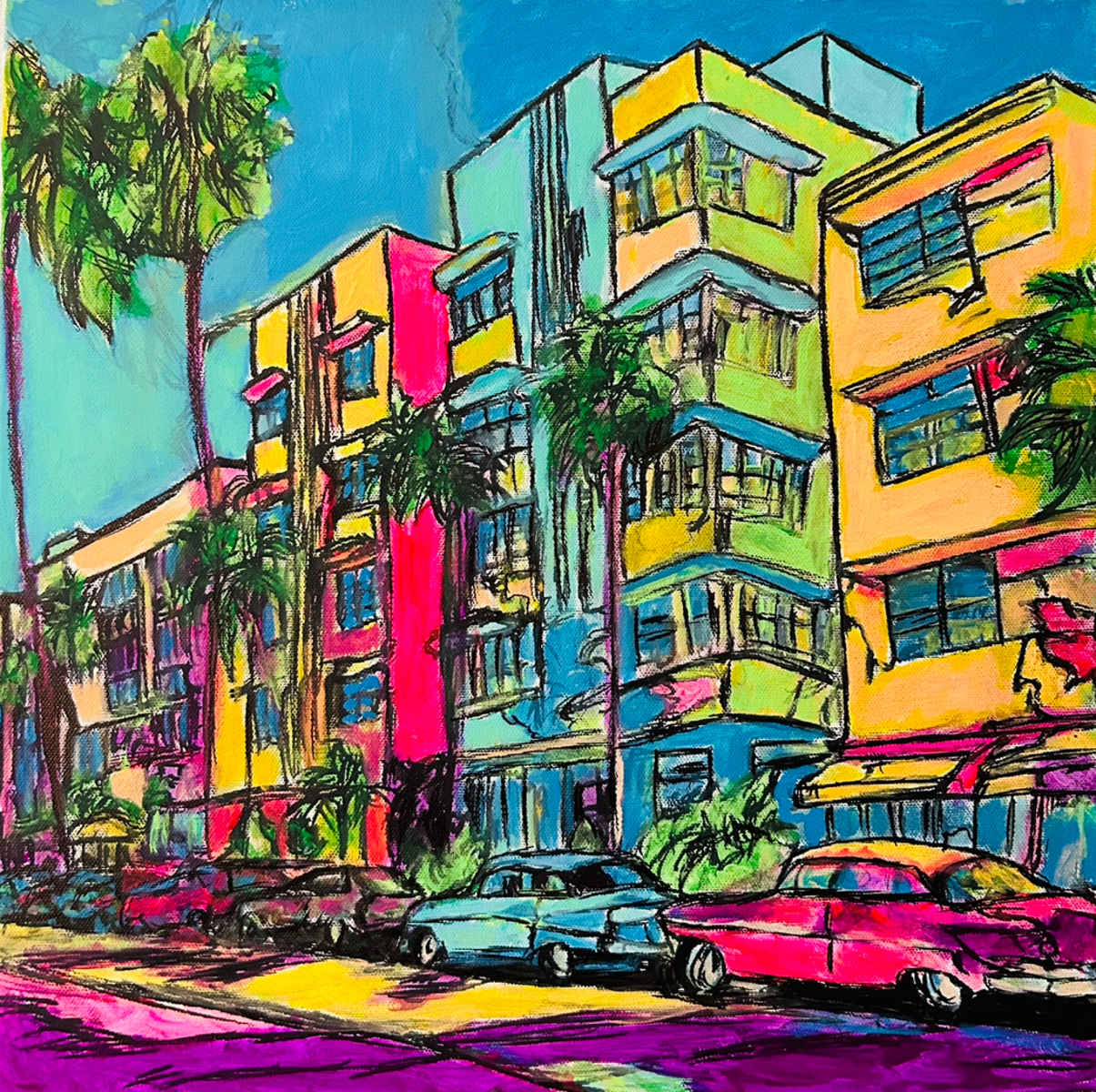 Sunny in miami
